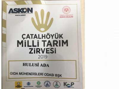 ÇATALHÖYÜK MİLLİ TARIM ZİRVESİ 2019