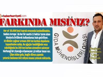 HABER HÜRRİYETİ: GIDA KAYIP VE ATIKLARI