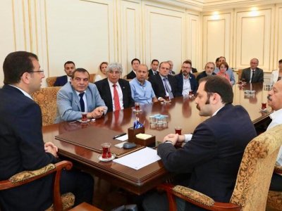 TMMOB’YE BAĞLI ODALAR İBB BAŞKANI EKREM İMAMOĞLU İLE BULUŞTU