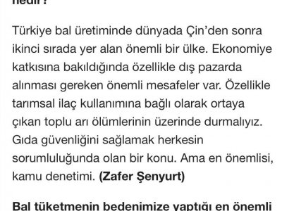 HÜRRİYET GAZETESİ12 SORUDA BALŞUBE BAŞKANI ZAFER ŞENYURT