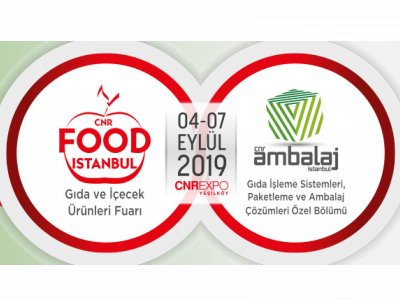 04 07 EYLÜL 2019 TARİHLERİNDE CNR FOOD İSTANBUL GIDA VE İÇECEK ÜRÜNLERİ FUARINDA OLACAĞIZ 