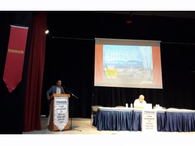 TMMOB BÜYÜK MENDERES HAVZASINDA JEOTERMAL ENERJİ SANTRALİ GERÇEĞİ ÇALIŞTAYINA KATILDIK