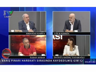 KANAL V`DE YAYINLANAN PERDE ARKASI PROGRAMI