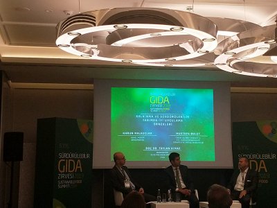 SÜRDÜRÜLEBİLİR 5 GIDA ZİRVESİNE KATILDIK 