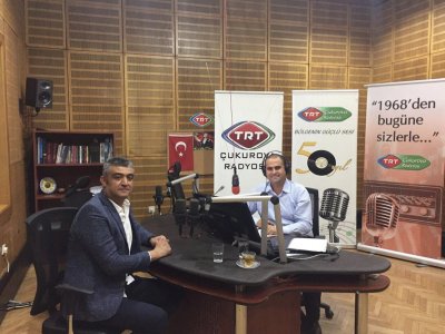 16 EKİM DÜNYA GIDA GÜNÜ KAPSAMINDA TRT ÇUKUROVA RADYOSUNDA ŞUBE BAŞKANIMIZ YUSUF DEĞİRMENCİ GIDA GÜVENLİĞİ CANLI YAYINI GERÇEKLEŞTİRİLDİ