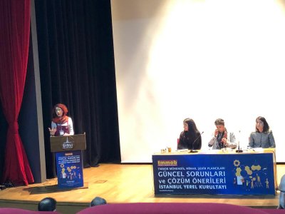 MÜHENDİS MİMAR VE ŞEHİR PLANCILARI GÜNCEL SORUNLARI VE ÇÖZÜM ÖNERİLERİ İSTANBUL YEREL KURULTAYI`NA KATILDIK