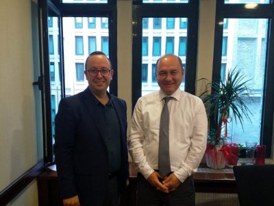 DEPREM ÇALIŞTAYI İÇİN İBB CHP GRUP SÖZCÜSÜ ZİYARETİHALK EKMEK VE HAMİDİYE SU GENEL MÜDÜRLERİ İLE GÖRÜŞME