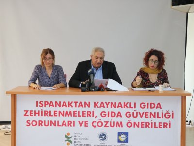 YAŞANILAN GIDA ZEHİRLENMELERİ ÖZELİNDE GIDA GÜVENLİĞİ
SORUNLARI VE ÇÖZÜM ÖNERİLERİ HAKKINDA
‘BASIN AÇIKLAMASI’