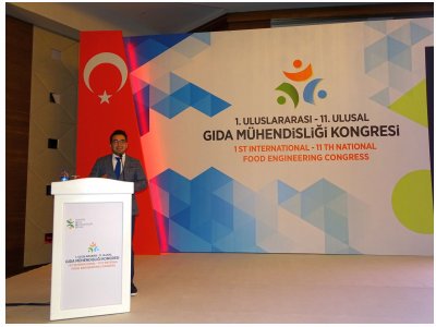 1 ULUSLARARASI 11 ULUSAL GIDA MÜHENDİSLİĞİ KONGRESİNİ BAŞARIYLA TAMAMLADIK