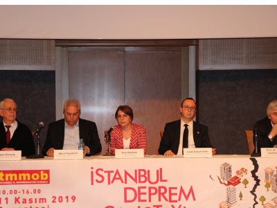 TMMOB İSTANBUL İKK İSTANBUL DEPREM ÇALIŞTAYI`NA KATILDIK