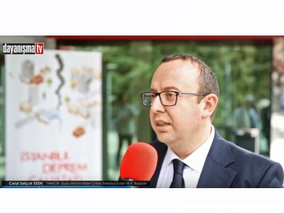 DAYANIŞMA TVİSTANBUL DEPREM ÇALIŞTAYIYK 2 BAŞKANI CSELÇUK ESEN RÖPORTAJ 