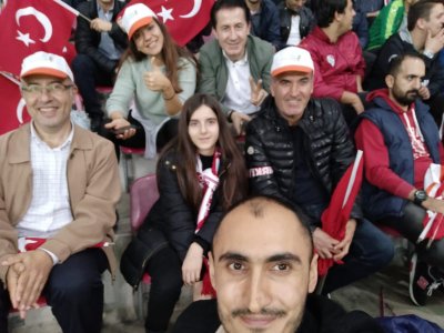 TÜRKİYE İZLANDA MAÇINDA GIDAMO İSTANBUL ŞUBE MİLLİLERİMİZİN YANINDAYDI