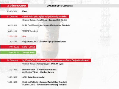 7YILINDA İŞ SAĞLIĞI VE GÜVENLİĞİ KANUNUN DEĞERLENDİRİLMESİ SEMPOZYUMU2930 KASIM