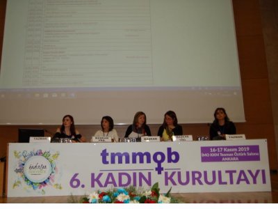 TMMOB 6 KADIN KURULTAYINA KATILIM SAĞLADIK