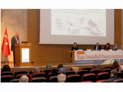TMMOB YAPI DENETİMİ SEMPOZYUMU`NA KATILDIK