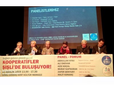 KOOPERATİFLER BULUŞMASININ PANELİNDE KONUŞMACI OLDUK