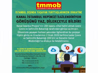 İSTANBUL DIŞINDA YAŞAYAN ÜYELERİMİZİN DİKKATİNE