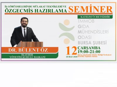 İŞ GÖRÜŞMELERİNDE MÜLAKAT TEKNİKLERİ VE ÖZGEÇMİŞ HAZIRLAMA