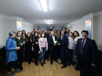 GIDA MÜHENDİSLERİ DERNEĞİ YÖNETİM KURULUMUZA TEBRİK ZİYARETİNDE BULUNDU