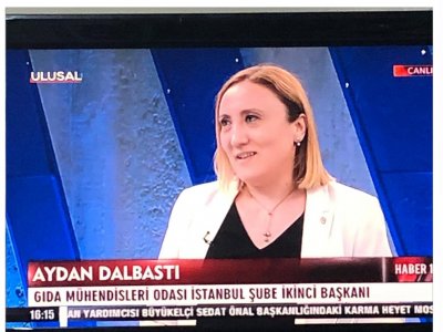 ULUSAL TVTÜRKİYE`DE GIDA GÜVENLİĞİ VE DENETİMLERAYDAN DALBASTI CANLI YAYIN KONUĞU