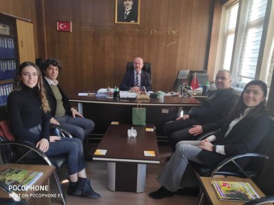 ŞUBE YÖNETİM KURULUMUZ SEYHAN İLÇE TARIM VE ORMAN MÜDÜRÜ SN MUSTAFA TEKİN`İ MAKAMINDA ZİYARET ETTİ
