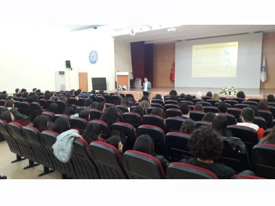 EÜ MÜH FAK GIDA MÜH BÖLÜMÜNDE GIDA MÜHENDİSLİĞİNE GİRİŞ DERSİNDE 1 SINIF ÖĞRENCİLERİNE ODA VE MESLEK TANITIMI YAPTIK