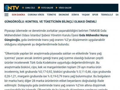 NTV İNTERNET SİTESİTRANS YAĞLARYK ÜYESİ NURAY GÜNGÖROĞLU