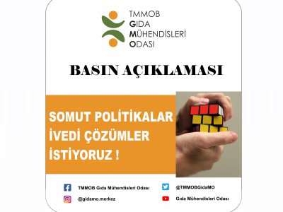 BASIN AÇIKLAMASI: SOMUT POLİTİKALAR İVEDİ ÇÖZÜMLER İSTİYORUZ