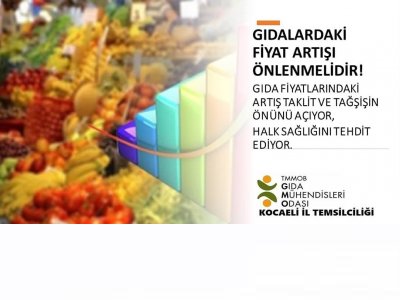 GIDALARDAKİ FİYAT ARTIŞI ÖNLENMELİDİR
