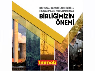 KAMUSAL KAYNAKLARIMIZIN VE HAKLARIMIZIN KORUNMASINDA BİRLİĞİMİZİN ÖNEMİ BROŞÜRÜ YAYINLANDI