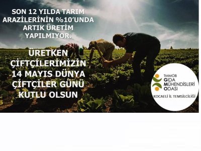 DÜNYA ÇİFTÇİLER GÜNÜNÜ KUTLUYORUZ