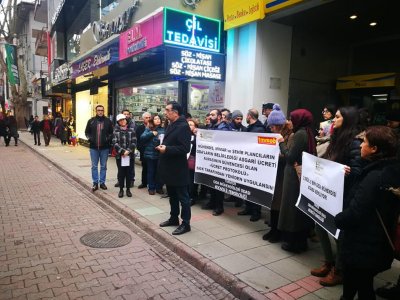 BUGÜN YAPTIĞIMIZ KOCAELİ PTT ÖNÜNDEKİ AÇIKLAMAMIZ