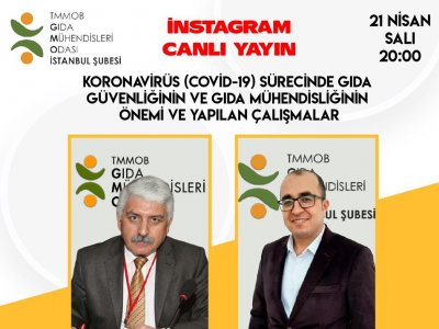 TMMOB GIDA MÜHENDİSLERİ ODASI YÖNETİM KURULU BAŞKANI SN KEMAL ZEKİ TAYDAŞ`I CANLI YAYINIMIZA KONUK ETTİK