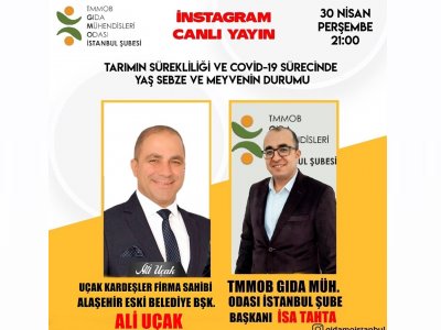 UÇAK KARDEŞLER GIDA YÖNETİM KURULU BAŞKANI ALİ UÇAK`I CANLI YAYINIMIZA KONUK ETTİK