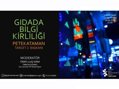 INSTAGRAM CANLI YAYININDA BULUŞALIM KONUĞUMUZ TARGET 2 BAŞKANI PETEK ATAMAN İLE GIDADA BİLGİ KİRLİLİĞİNİ KONUŞACAĞIZ