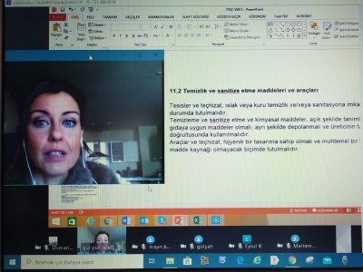 HACCP ÖN GEREKSİNİM PROGRAMLARI SEMİNERİMİZİ``ONLİNE`` GERÇEKLEŞTİRDİK