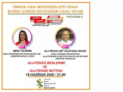 GLUTENSİZ BESLENME VE GLUTENSİZ MUTFAKINSTAGRAM CANLI YAYIN