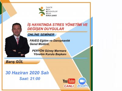 İŞ HAYATINDA STRES YÖNETİMİ VE DEĞİŞEN DUYGULARONLİNE SEMİNER