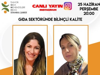 25 HAZİRAN CANLI YAYINIMIZDA GIDA SEKTÖRÜNDE BİLİNÇLİ KALİTEYİ KONUŞTUK