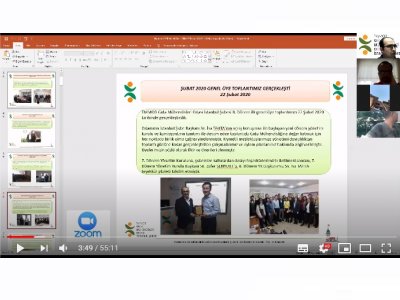 20 HAZİRANDA ONLİNE GENEL ÜYE TOPLANTISI GERÇEKLEŞTİRDİK