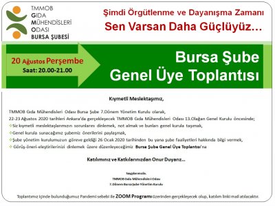 BURSA ŞUBE GENEL ÜYE TOPLANTISIONLİNE