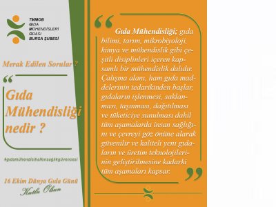 GIDA MÜHENDİSLİĞİ NEDİRGIDA MÜHENDİSİ KİMDİR