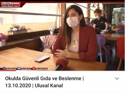 ULUSAL KANALOKULDA GÜVENLİ GIDA VE BESLENMEGÖNÜL SİLAV TUZLU RÖPOTAJ