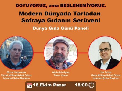 DÜNYA GIDA GÜNÜ PANELİNE KATILDIK