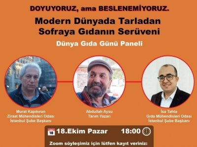 DÜNYA GIDA GÜNÜ PANELİNE KATILDIK