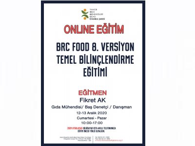 BRC FOOD 8 VERSİYON TEMEL BİLİNÇLENDİRME EĞİTİMİ 