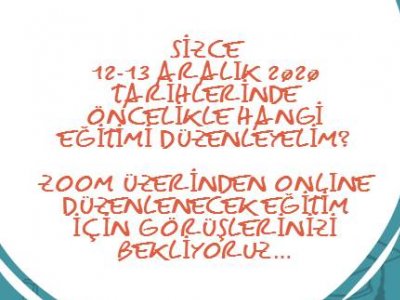 ÖNCE HANGİ EĞİTİMİ DÜZENLEYELİM