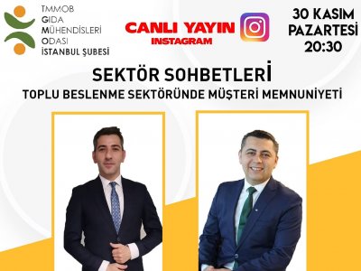 ISS CATERİNG MÜKEMMELLİK MERKEZİ DİREKTÖRÜ INSTAGRAM CANLI YAYINIMIZA KONUK OLDU


