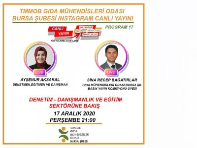 DENETİM DANIŞMANLIK VE EĞİTİM SEKTÖRÜNE BAKIŞINSTAGRAM CANLI YAYIN SÖYLEŞİ