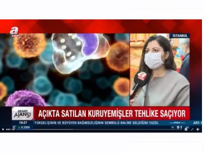 A HABERAÇIKTA SATILAN KURUYEMİŞLERGÖNÜL SİLAV TUZLU RÖPORTAJ